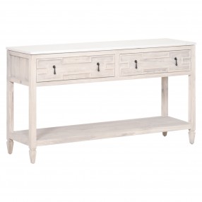 Essentials For Living Emerie 2-Drawer Entry Console - Front Side Angle