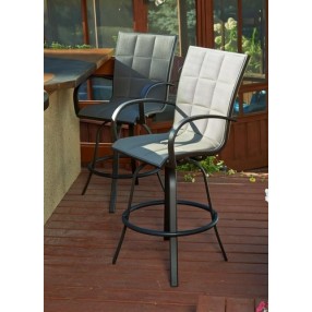 Outdoor Greatroom Company Empire Barstools - Set of 2 - Lifestyle