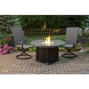 Outdoor Greatroom Company Empire Dining Chairs - Set of 2 - Lifestyle