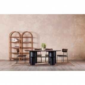 Moe's Home Collection Sailor Dining Chair Brown - Lifestyle