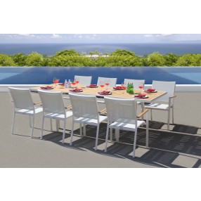 Bellini Home and Garden Essence 9pc Dining Set - Lifestyle