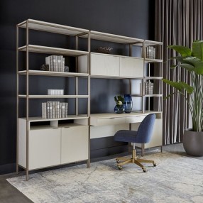 Sunpan Kenna Office Chair Belfast Navy - Lifestyle