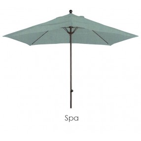 California Umbrella 11' Fiberglass Market Umbrella EasyLift No Crank No Tilt Bronze