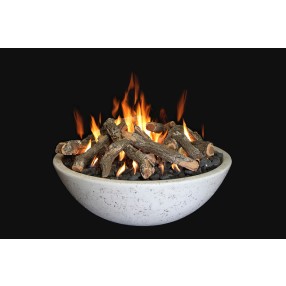 Grand Canyon 39" x 13" / 48" x 16" Fire Bowl - White