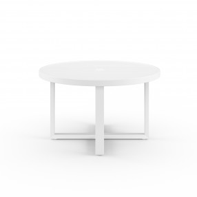Sunset West Newport 50'' Round Dining Table - Front Angle