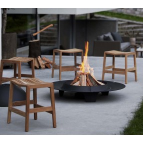 Cane-Line Flip Stool, Stackable