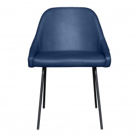 Moe's Home Collection Blaze Dining Chair - Blue - Front Angle