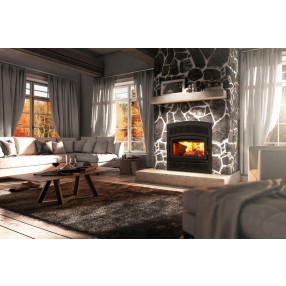 Valcourt Fireplace Lafayette II Wood Burning Fireplace - Lifestyle 1