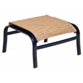 Woodard Fremont Padded Sling Ottoman - Angled
