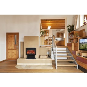 Amantii Freestanding Smart Electric - 26" WiFi Enabled Fireplace - Lifestyle