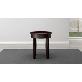 Furnitech End Table in Brazilian Cherry Veneers