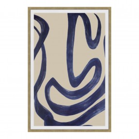 Moe's Home Collection Clarity 1 Abstract Ink Print Wall Decor - Front