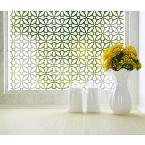 Odhams Press Geo Flora Privacy Adhesive Window Film