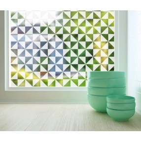 Odhams Press Pinwheel Sheer Adhesive Window Film