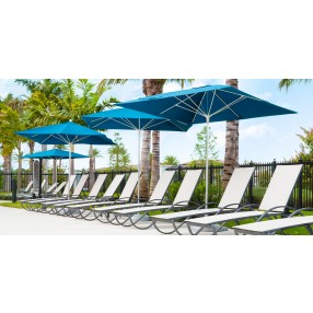 Source Furniture Rio Square Single Vented Umbrella