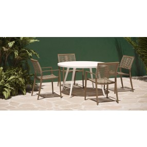 DecoScapes Chloe Rope Dining Arm Chair - Lifestyle