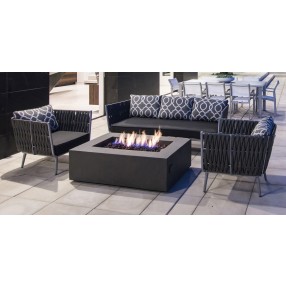 Source Furniture Aria 79" Aluminum Frame Sofa 