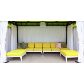 Source Furniture South Beach Armless Chair Set