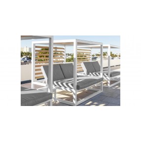 Source Outdoor Furniture Breeze Aluminum Daybed Square
