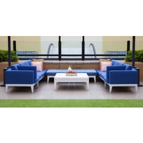 Source Furniture South Beach Small Square Coffee Table Set