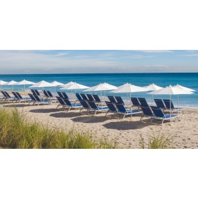 Sling Aluminum Stackable Armless Chaise Lounge