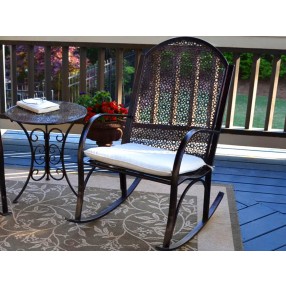 Tortuga Outdoor Garden Rocker 2Pc Bistro Set 