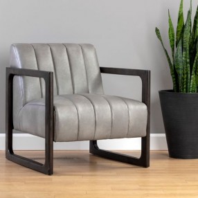 Sunpan Joaquin Lounge Chair Bravo Metal - Lifestyle