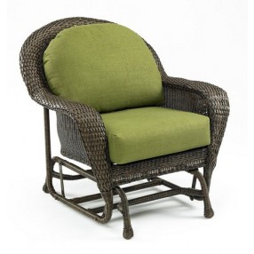 Outdoor Greatroom Company Balsam Wicker Outdoor Glider
