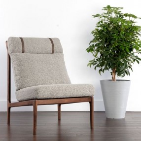 Sunpan Eleanor Lounge Chair - Altro Capuccino - Lifestyle