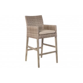 Alfresco Home Cornwall Bar Chair - Front Side Angle