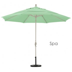 California Umbrella 11' Aluminum Market Umbrella Collar Tilt DV Sand - Pacifica