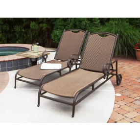 Tortuga Outdoor Stonewick 2 Piece Wicker Sun Lounger Set