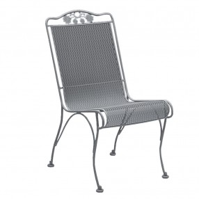 Woodard Briarwood High Back Dining Side Chair with Optional Seat Cushion