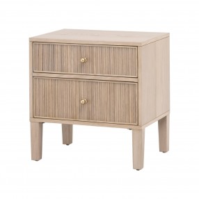 Essentials For Living Highland 2-Drawer Nightstand - Front Side Angle