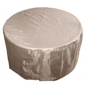 AZ Patio Heaters Round Fire Pit Cover - Front Top Angle