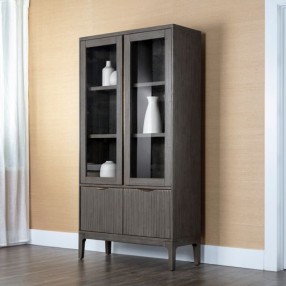 Sunpan Keldon Display Cabinet - Lifestyle