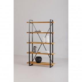 Moe's Home Collection Lex 5 Level Shelf - Natural - Lifestyle