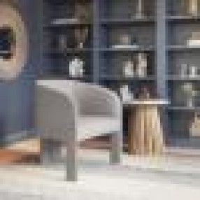 Zuo Modern Hull Accent Chair in Slate Gray - Lifestyle 1