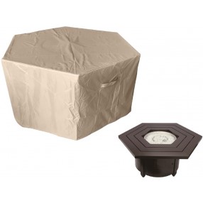 AZ Patio Heaters Hexagon Fire Pit Cover - Lifestyle
