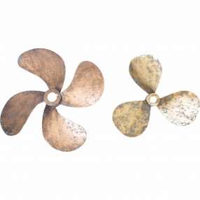 Moe's Home Collection Propellers Wall Decor - Set of Two - Set in Front Angle