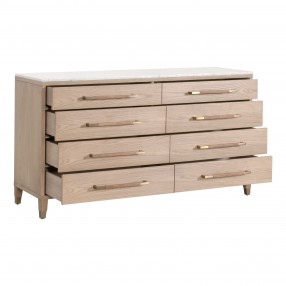 Essentials For Living Cambria 8-Drawer Double Dresser - Front Side Opened Angle