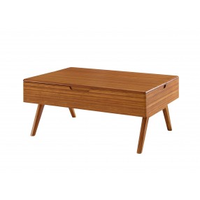 Greenington Rhody Lift Top Coffee Table Amber - Front Side Angle