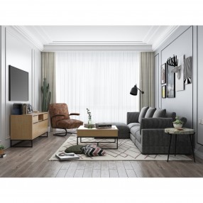 Moe's Home Collection Brinley Marble Accent Table  - Lifestyle