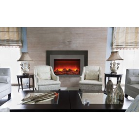 Sierra Flame 30" Insert Insert with Dual Steel Surround - Lifestyle