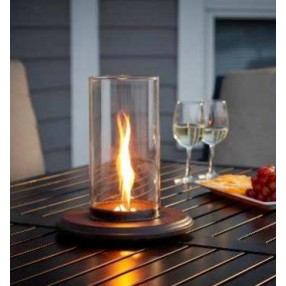 Outdoor Greatroom Intrigue Table Top Fire Pit Cylinder - Lifestyle Tabletop