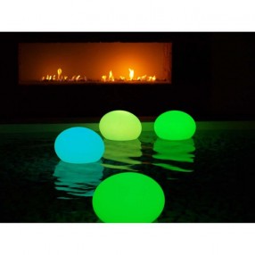Whiteline Modern Living Moon Outdoor LED Table Lamp