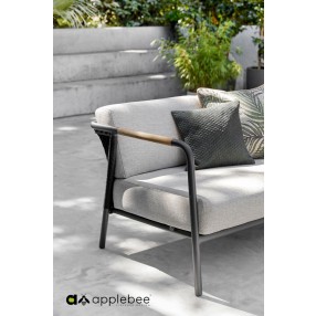 Alfresco Home Elle Belt Deep Seating 54" Love Seat - Lifestyle