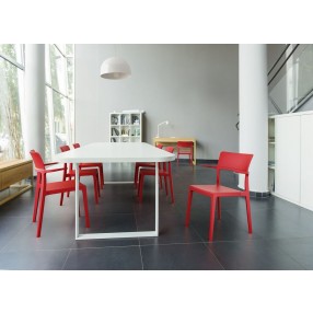 Plus Arm Chair Red