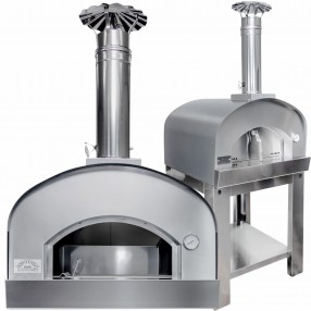 Sole Gourmet Italia 24" x 24" XLarge Wood-fired Pizza Oven with Rubber Feet
