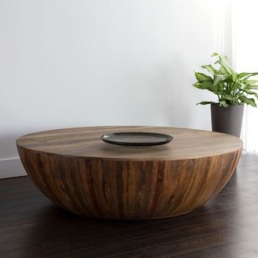 Sunpan Kinsley Coffee Table Large Natural - Lifestyle